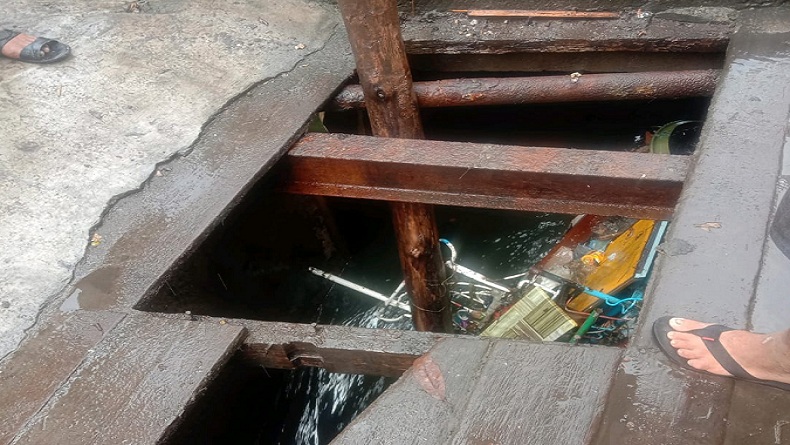 Terjatuh dari Becak, Warga Medan Denai Hilang di Parit yang meluap