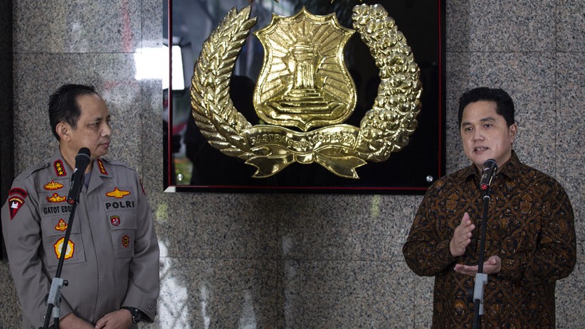 Erick Thohir Tunjuk Wakapolri sebagai Wakil Ketua Komite Penanganan Covid-19 - Bagian 1