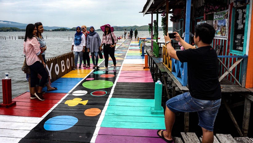 Dermaga Warna-warni Kampung Yoboi Jadi Destinasi Wisata Baru di Jayapura - Bagian 2