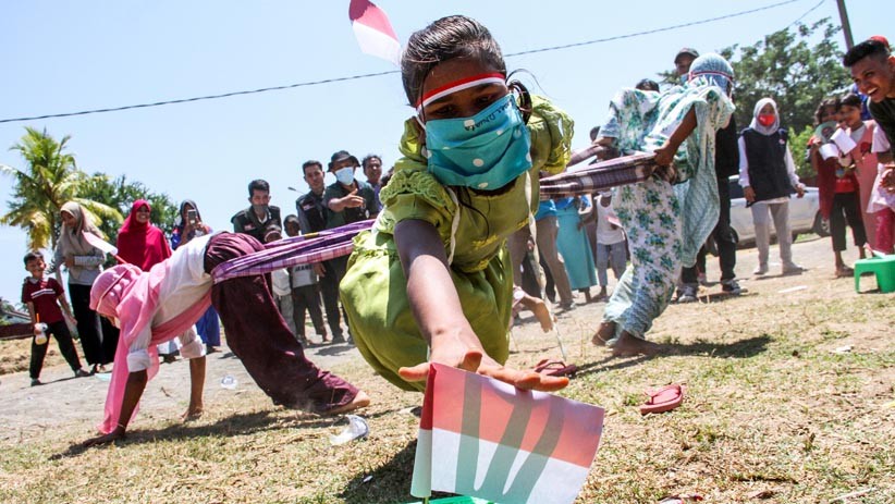Seru, Anak-Anak Pengungsi Rohingya Ikut Meriahkan Lomba HUT ke-75 RI - Bagian 1