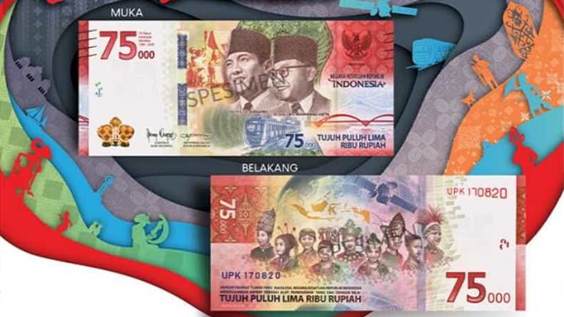 BI: Gambar Pakaian Adat pada Rp75.000 dari Suku Tidung Bukan China