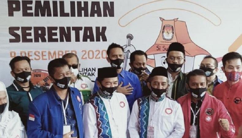 Ibnu Sina-Arifin Noor Paslon Pertama Daftar ke KPU Banjarmasin