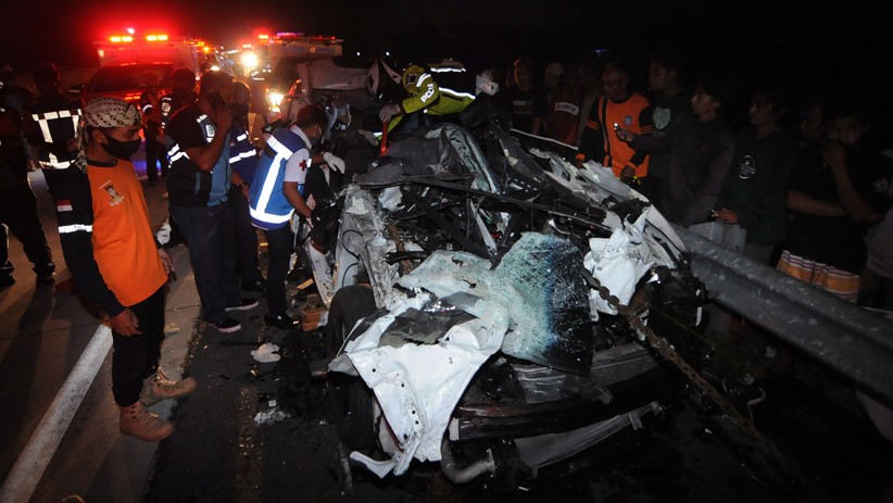 Polisi Kembali Olah TKP Kecelakaan Beruntun di Tol Solo-Semarang