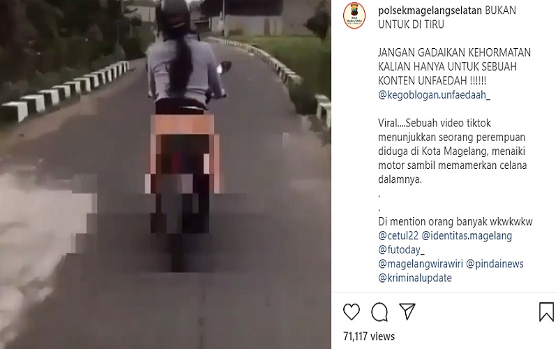 Aksi Mbak Ida Pamer Celana Dalam di Medsos Jangan Ditiru, Pengamat: Dia Ingin Populer