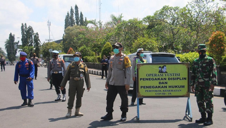 Operasi Yustisi di Bali, 3.051 Warga Pelanggar Protokol Kesehatan Ditindak