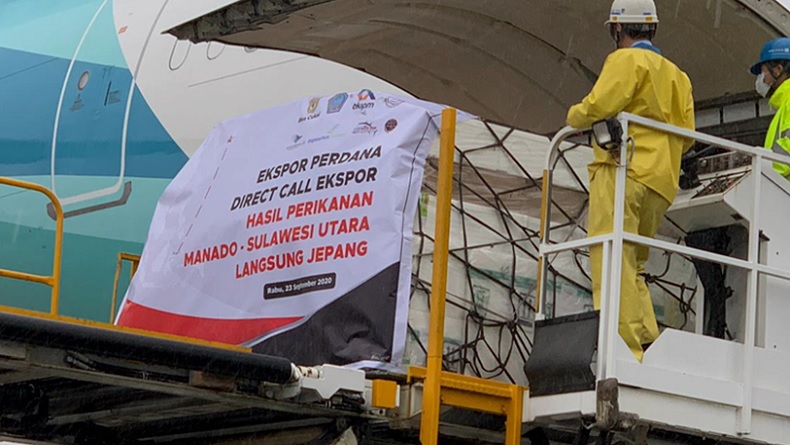 Mantap, Penerbangan Kargo Manado-Tokyo Sukses Bawa Tuna dan Pala Sulut