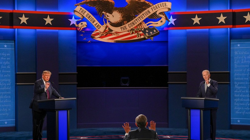 Momen Donald Trump dan Joe Biden Adu Gagasan saat Debat Calon Presiden AS - Bagian 1