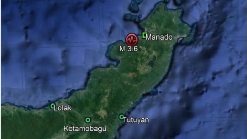 Gempa Bumi Tektonik M 3,6 Guncang Tomohon, Ini Penjelasan BMKG