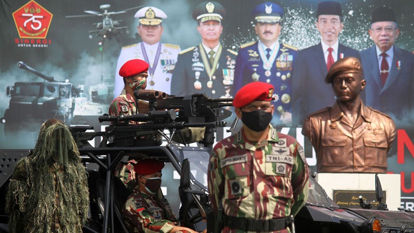 Kopassus Ikuti Upacara HUT ke-75 TNI Secara Virtual - Bagian 5
