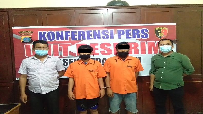 Curi Sepeda Motor di Pesta Ulang Tahun, Dua Pemuda Medan Ditangkap Polisi