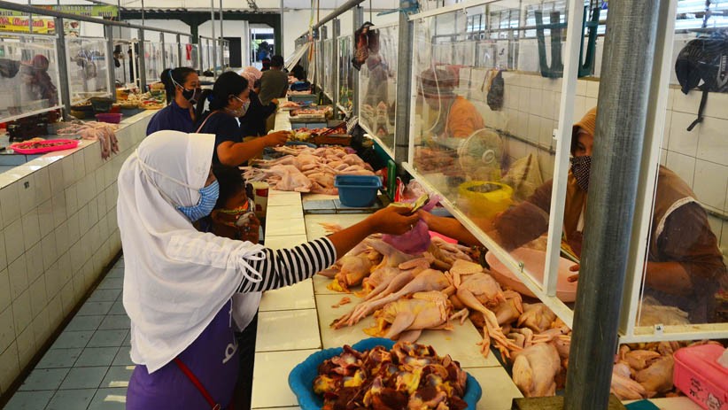 Pasar Rakyat Kudus Terapkan Protokol Kesehatan - Bagian 1