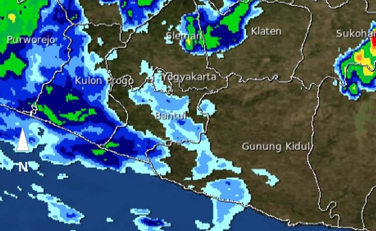Awas, Hujan Disertai Angin Kencang Berpotensi Terjadi di DIY Hari Ini