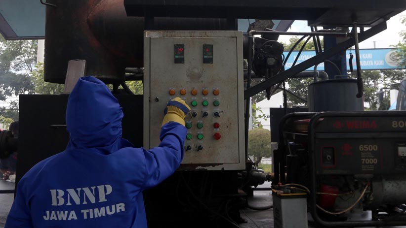 BNNP Jawa Timur Musnahkan 11 Kg Sabu Asal Malaysia - Bagian 3