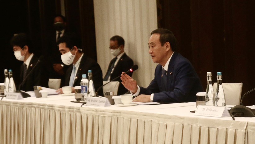 PM Yoshihide Suga Bertemu Persatuan Alumni dari Jepang - Bagian 2