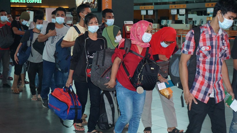 552 Pekerja Migran Indonesia Ilegal Dipulangkan dari Malaysia - Bagian 2
