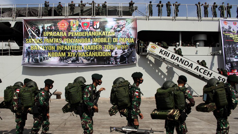 TNI Kirim 450 Prajurit ke Perbatasan RI-Papua Nugini - Bagian 1