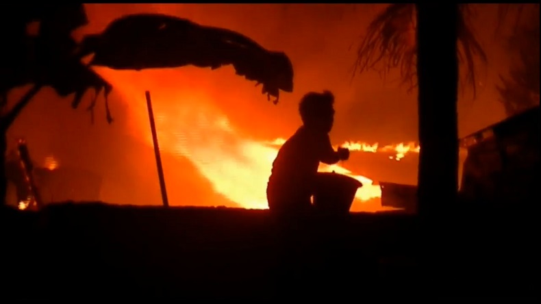 2 Rumah di Wajo Ludes Terbakar saat Korban Tertidur Pulas