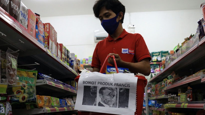Minimarket di Jakarta Boikot Produk Prancis - Bagian 1