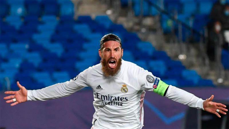 Sergio Ramos Cetak Gol Ke-100 untuk Real Madrid