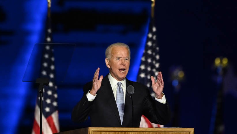 Foto Joe Biden dan Kamala Harris Pidato Kemenangan Pilpres AS 2020 - Bagian 3