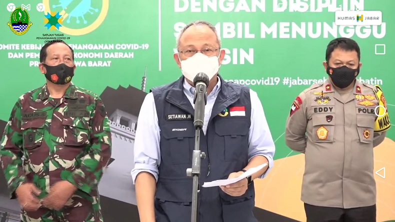 Kasus Covid-19 Naik, 3 Daerah di Jabar Kembali Berstatus Zona Merah