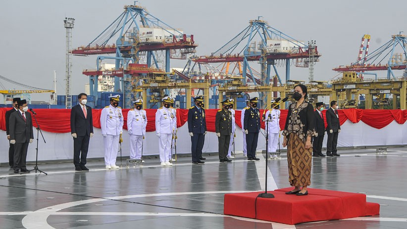 Puan Maharani Jadi Inspektur Upacara Hari Pahlawan di Atas KRI Semarang - Bagian 2