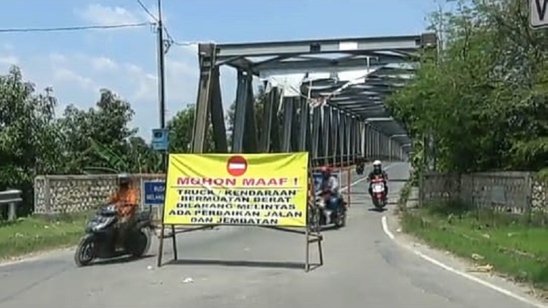 Pascalongsor, Jembatan Penghubung Bojonegoro-Tuban Dibuka untuk Roda 2