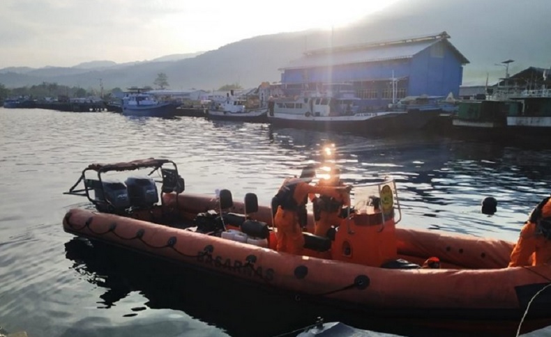 1 Warga Tenggelam di Perairan Obi, Basarnas Ternate Terjunkan Tim Pencarian