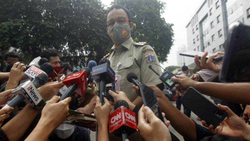 Penampakan Anies Baswedan Dimintai Keterangan di Polda Metro Jaya - Bagian 3