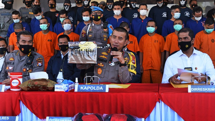 Hasil Operasi Jaran Kalimaya 2020, Polda Banten Ungkap 63 Kasus Curanmor - Bagian 1
