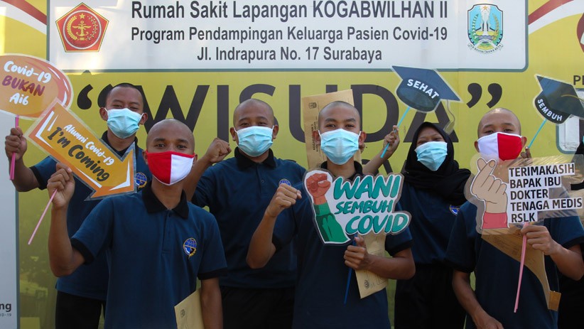 Pasien Covid-19 Sembuh di RS Lapangan Kogabwilhan II Surabaya Capai 3.160 Orang - Bagian 1