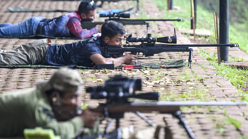 Kejuaraan Menembak Dankormar Cup Meriahkan HUT ke-75 Korps Marinir TNI AL - Bagian 1