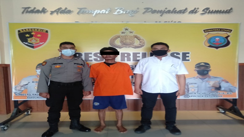 Aniaya Selingkuhan, Pemuda Warga Medan Amplas Ditangkap Polisi
