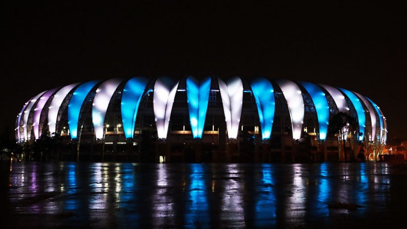 Hormati Diego Maradona, Stadion di Brasil Diterangi Warna Bendera Argentina - Bagian 1