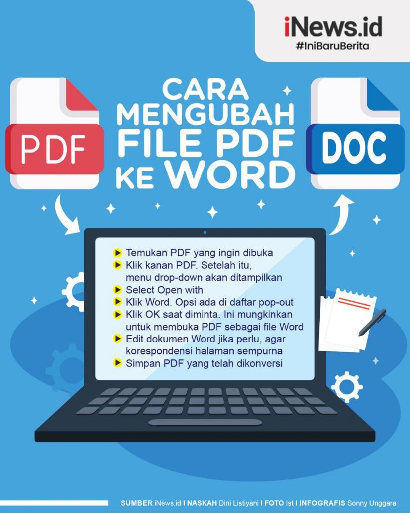 Cara Convert Word ke PDF, Mudah Tak Pakai Ribet