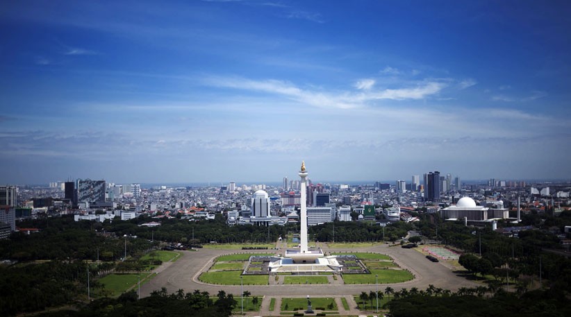 Potret Langit Biru di Atas Kota Jakarta - Bagian 2