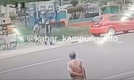 Pria Penendang Pedagang Bakso di Jambi Ditangkap, Ternyata Sekuriti