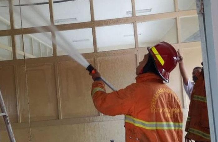 Diduga Korsleting Listrik, Kantor Balai Besar Kerajinan dan Batik Yogyakarta Terbakar