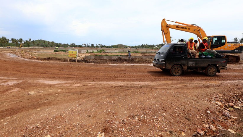 Penampakan dari Udara Progres Pembangunan Sirkuit Mandalika Lombok - Bagian 4