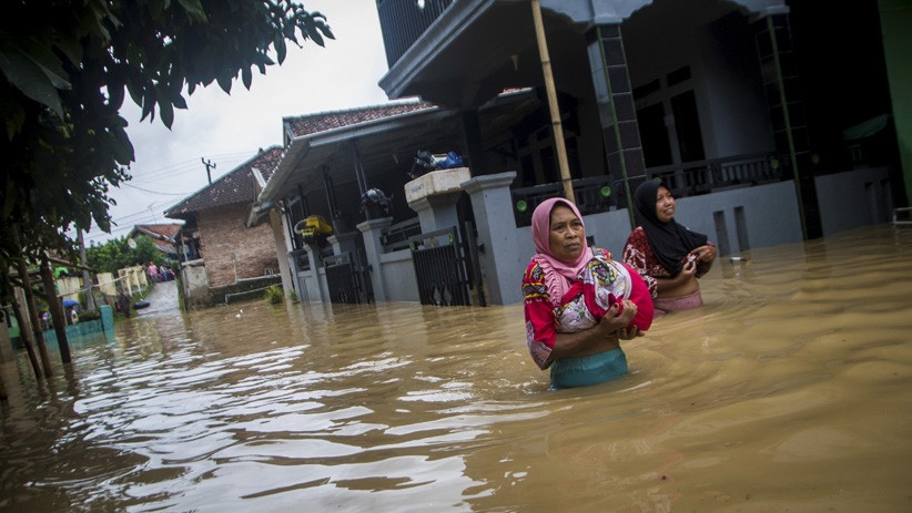 Ratusan Rumah di Desa Wantisari Lebak Terendam Banjir - Bagian 1