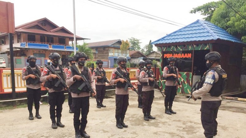 15 Personel Brimob Amankan Pilkada di Babo Teluk Bintuni