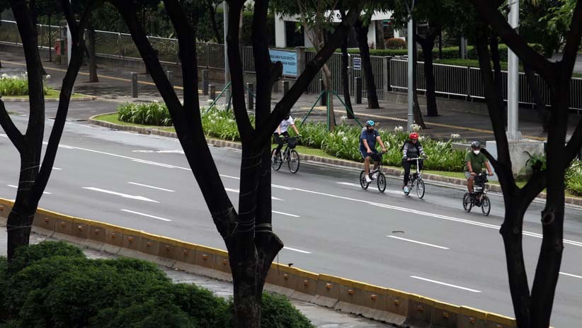 Suasana Sepi Jalanan Jakarta saat Libur Pilkada - Bagian 2