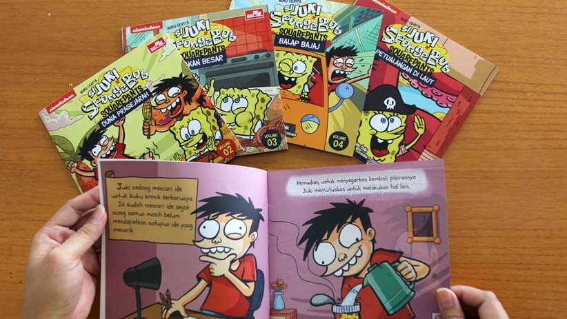 Petualangan Seru Spongebob dan Si Juki dalam Sebuah Buku Cerita - Bagian 3