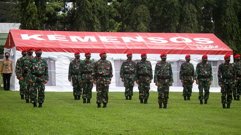 Apel Kesiapan Kopassus dan Tagana Hadapi Fenomena La Nina - Bagian 4