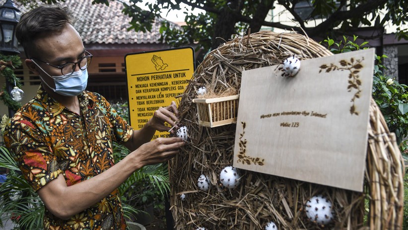 Persiapan Gereja Santa Theresia Menteng Menyambut Misa dan Natal 2020 - Bagian 2