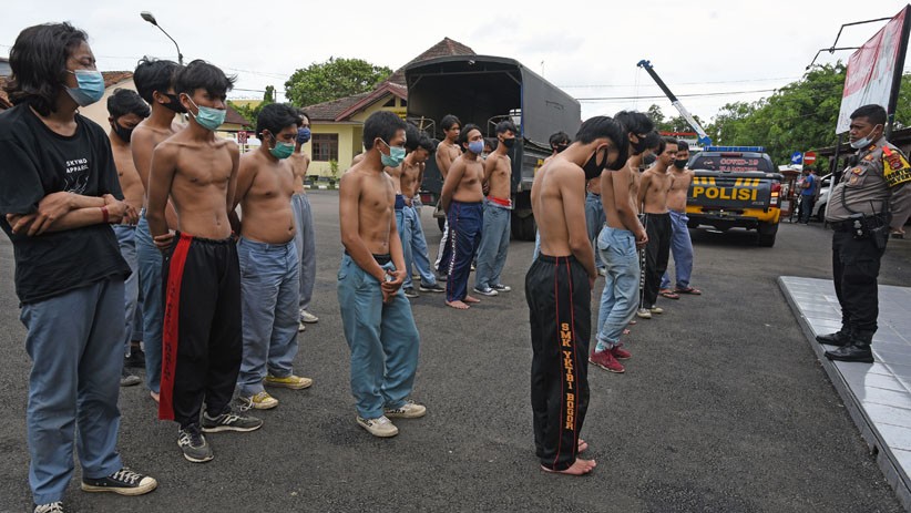 Berkerumun hingga Terlibat Tawuran, 33 Pelajar Diamankan Polisi di Serang - Bagian 2