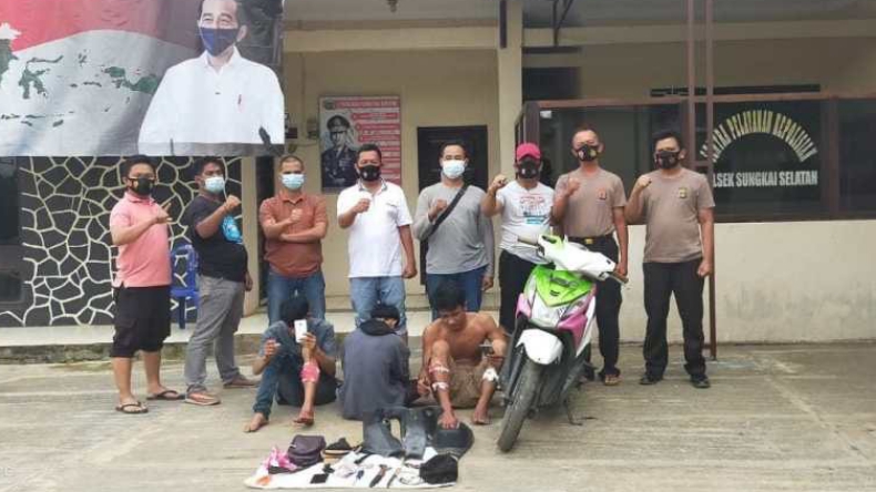 Melawan saat Ditangkap, 2 Pencuri di Lampung Meringis Ditembak Polisi