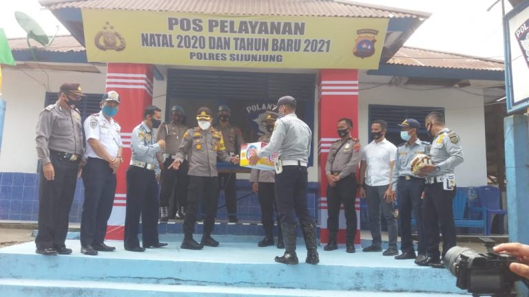 Amankan Libur Nataru, Polres Sijunjung Dirikan Posko Pelayanan