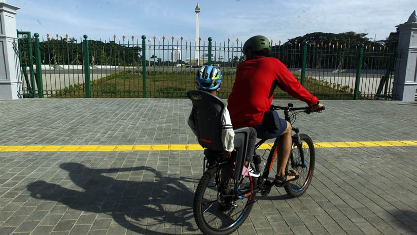 Kawasan Monas Masih Ditutup untuk Umum - Bagian 1