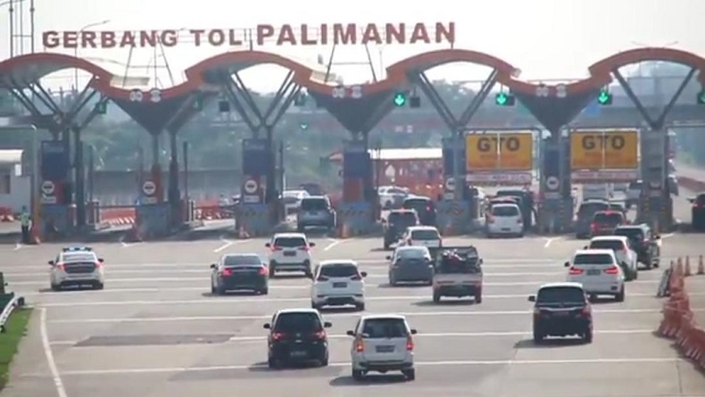 H+1 Natal 2020, Lalu Lintas Kendaraan di Tol Cipali Lengang